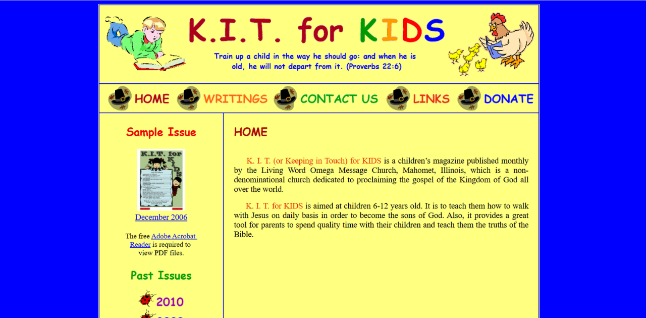 KIT for KIDS Web